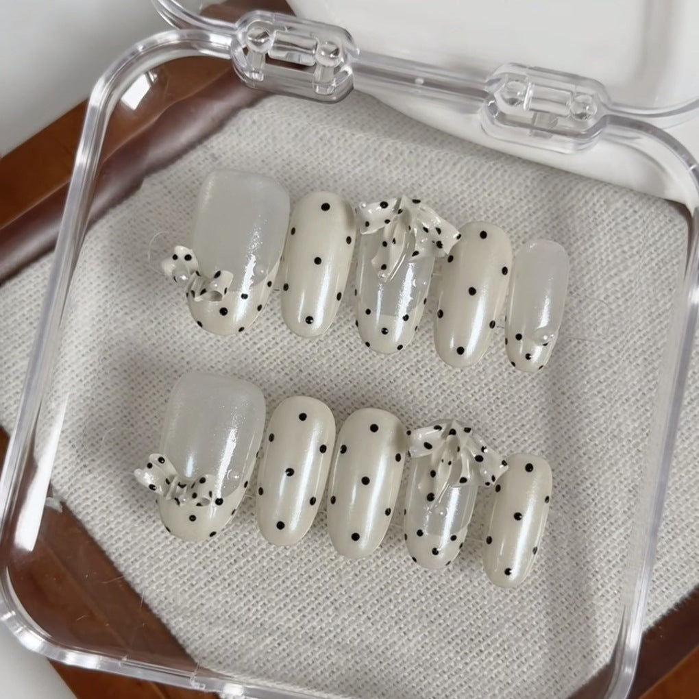 Polka Dot Themen Press-On Nagel Set