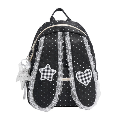 Verspielte Pünktchen Crossbody Tasche