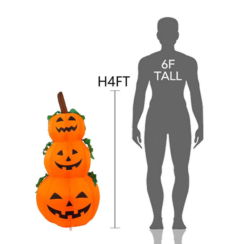 Aufblasbare Halloween Kürbis-Dekorationsfigur