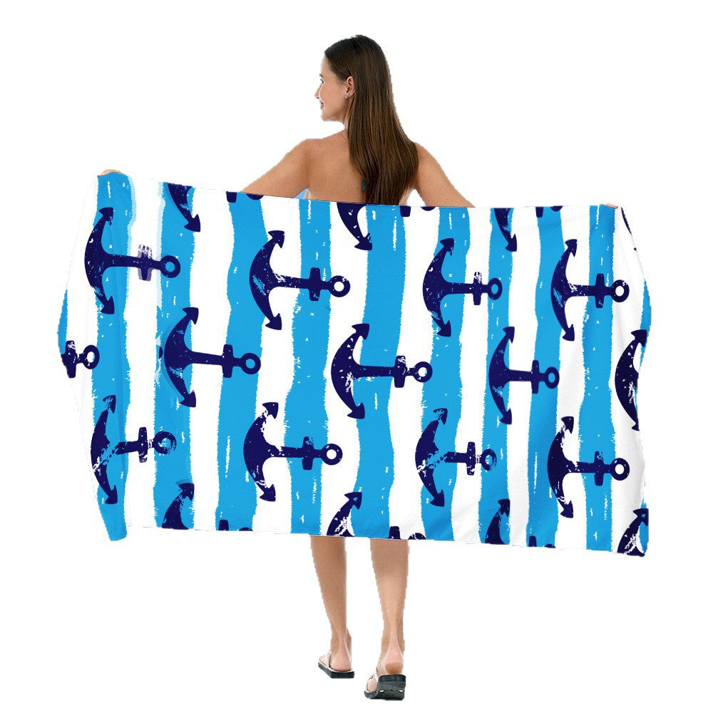 Strandtuch mit fröhlichem Salamander- und Eiscreme-Design Brehn