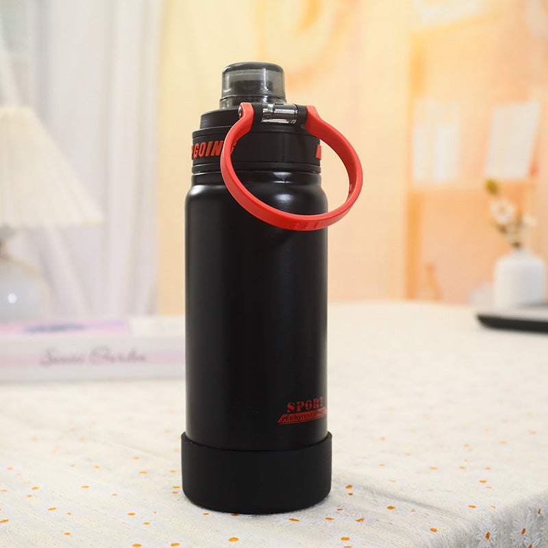 Damen Sportliche Isoliertrinkflasche mit praktischem Klappdeckel Brehn
