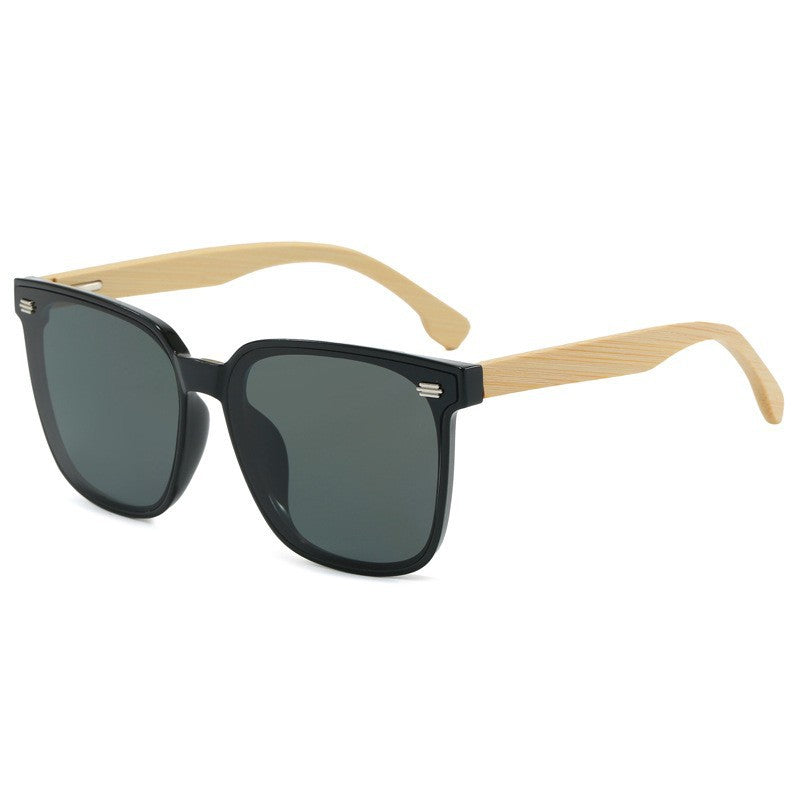 Damen Modische Sonnenbrille mit Bambusbügeln und polarisierten Gläsern Brehn