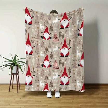 Urlaubsbedingte Fleece-Wurfdecke