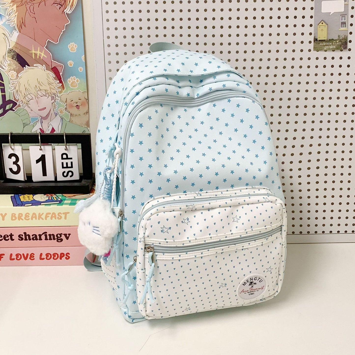 Sternmuster-Multi-Compartment-Rucksack Brehn
