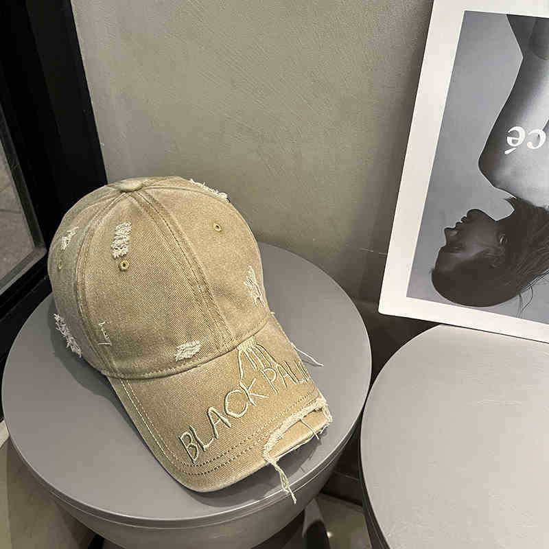 Damen Destroyed Denim Baseball Cap Brehn 1784188369