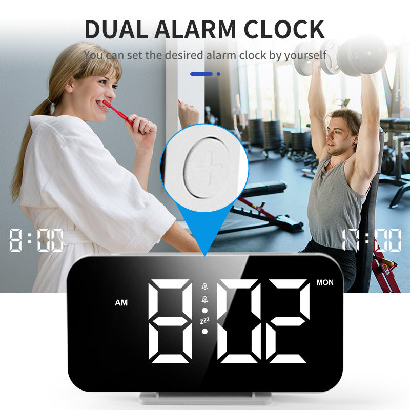 Digitaler Led Wecker mit Großem Display und Snooze-Funktion Brehn
