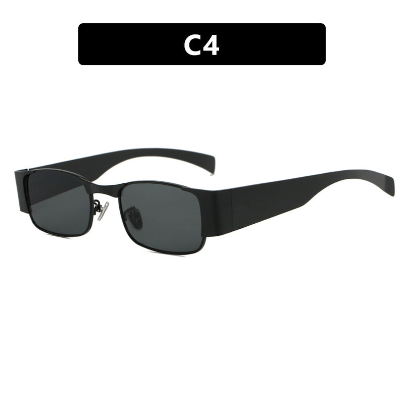 Damen modische rechteckige Sonnenbrille mit eleganten Gläsern Brehn