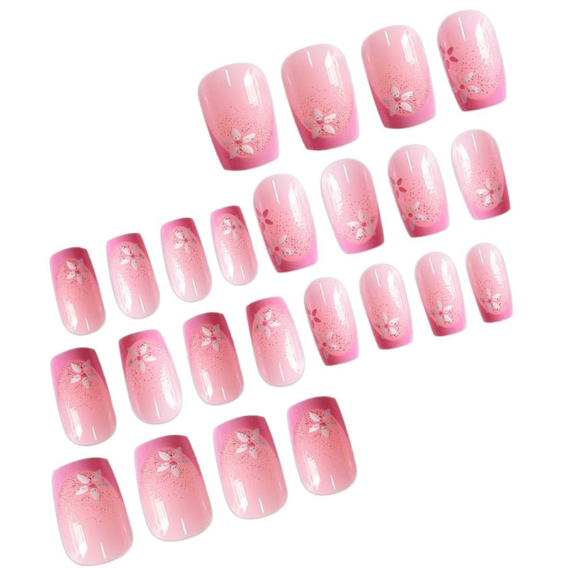 Floral Ombre Nagel Wraps Brehn