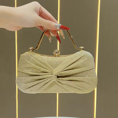Glamouröse gedrehte Abendhandtasche