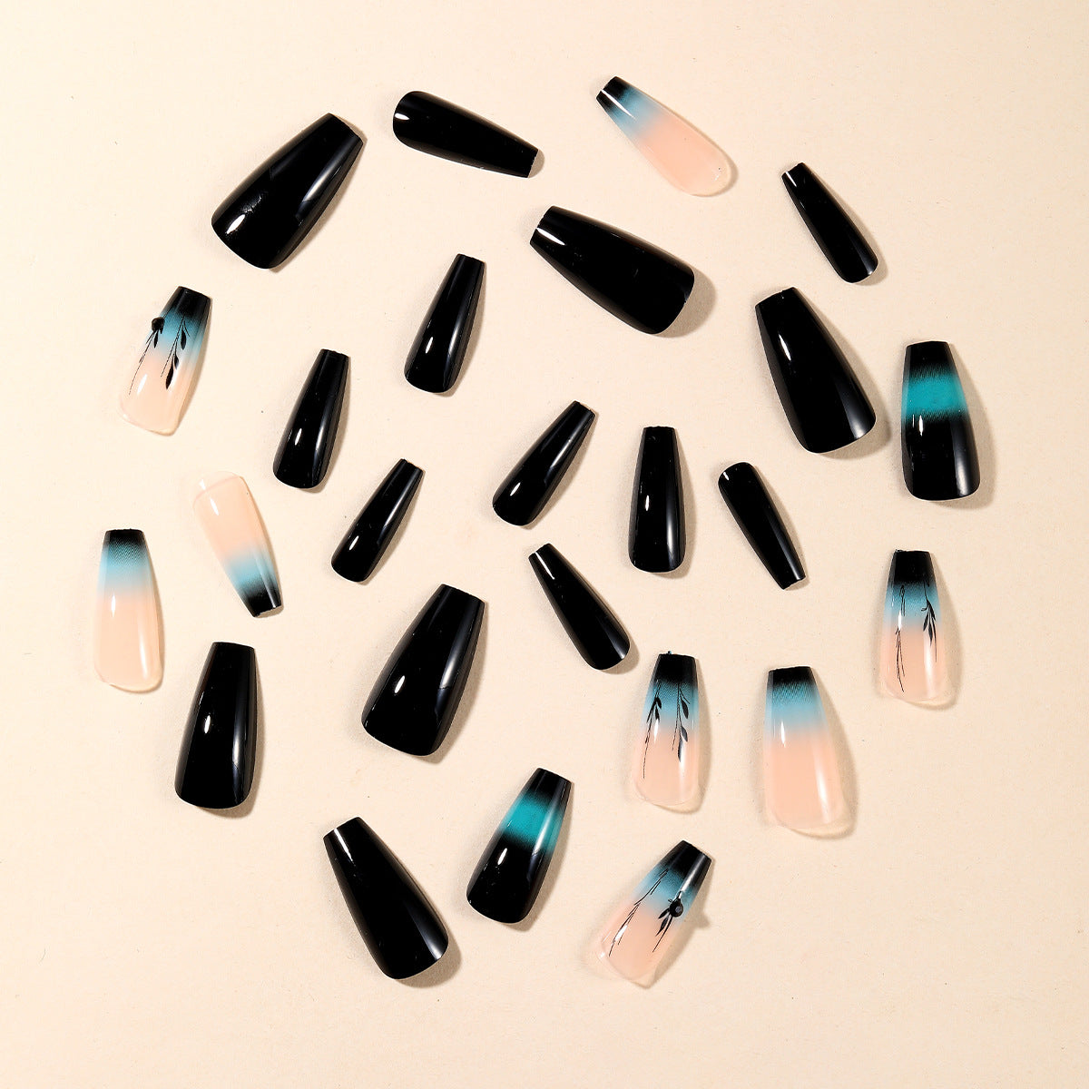 Gradient Ombre Nagelkunst Set Brehn