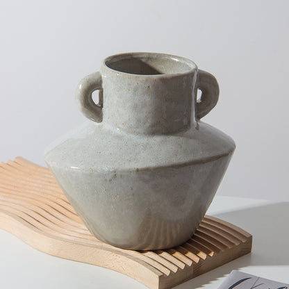 Moderne geometrische Keramikvase