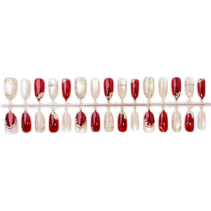 Kunstnagelset mit eleganten Blumen- und Glitzerakzenten Brehn