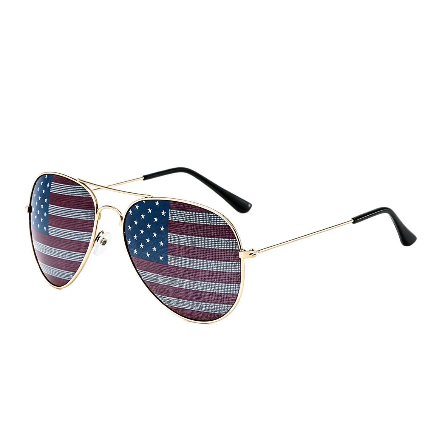 Patriotische Flagge Aviator-Sonnenbrille Brehn