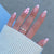 Premium-Kunstnagelset mit elegantem French Tip Design Brehn