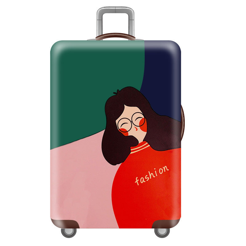 Damen Hartschalenreisekoffer mit einzigartigem Illustration-Design Brehn