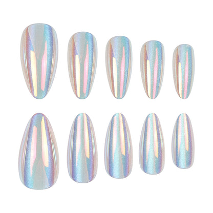 Iridescent Stiletto Nagelkunst Set Brehn