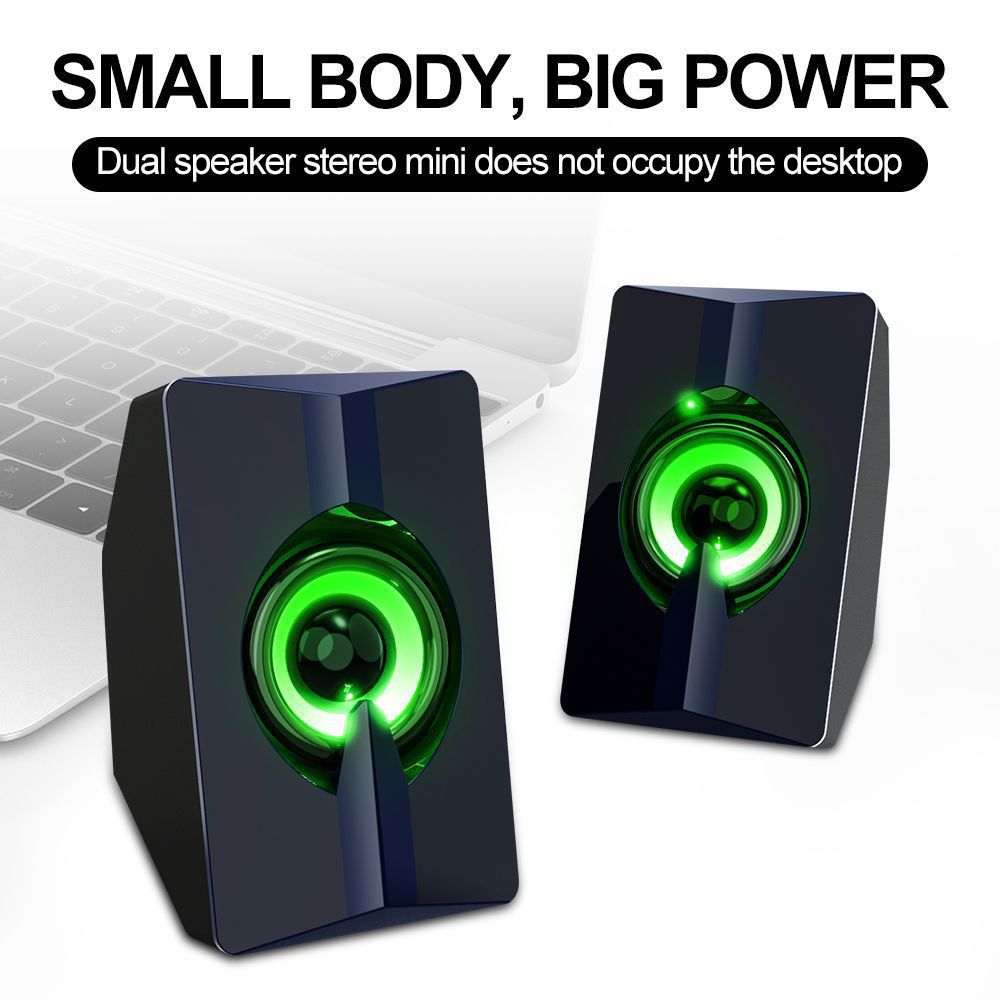 Bluetooth-Desktop-Lautsprecher mit LED-Lichteffekten Brehn