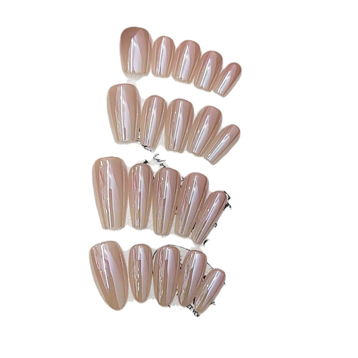 Stylisches Glänzendes Press-On Nagelset Brehn