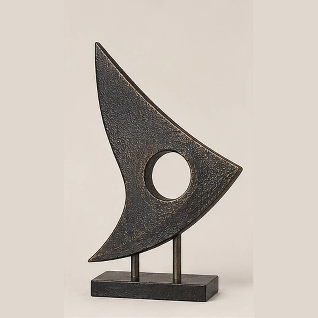 Abstrakte moderne dekorative Skulptur