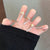 Elegante mandelförmige Press-On-Nagelerweiterungen Brehn