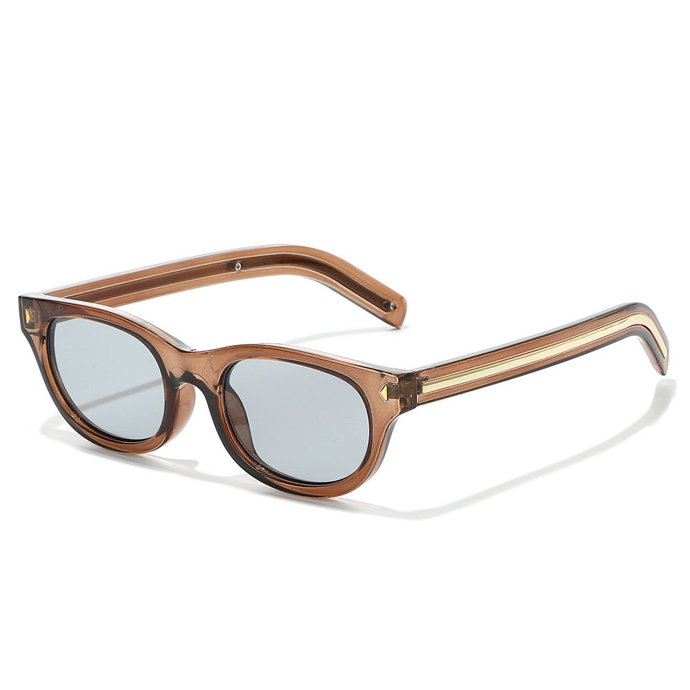 Retro-inspirierte Schildpatt Katzenaugen-Sonnenbrille Brehn