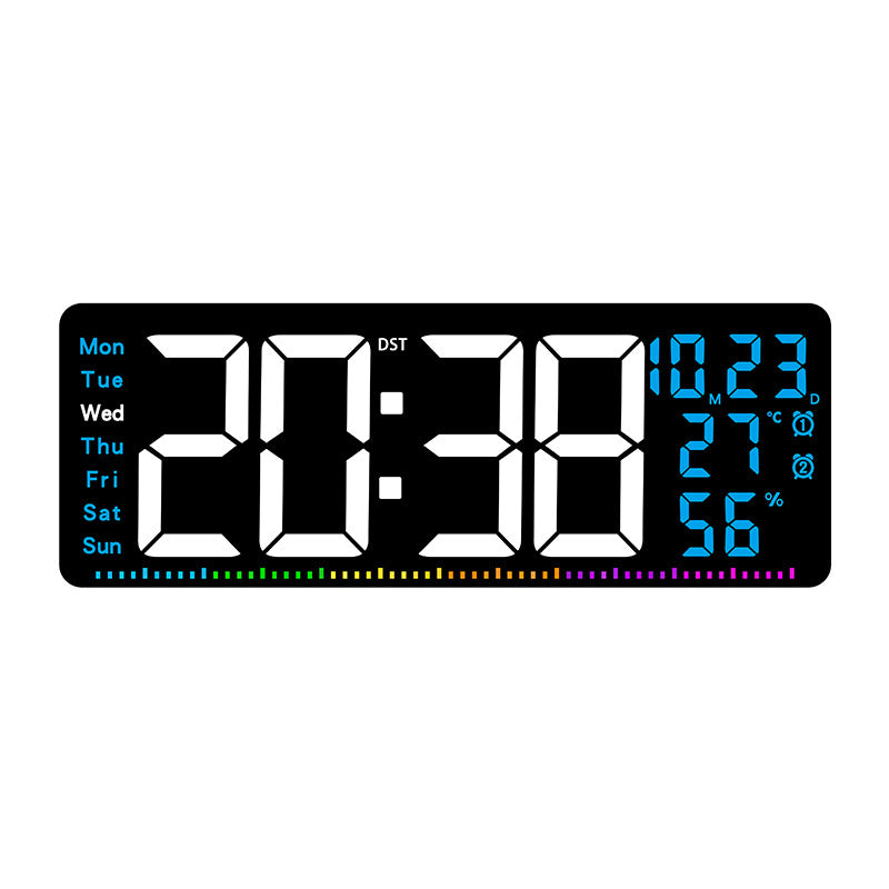 Digitaler Alarmwecker mit großem LED-Display und Wetterdaten Brehn