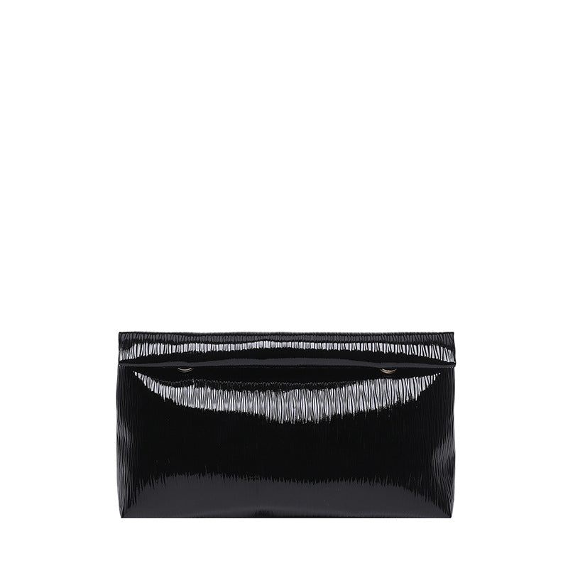 WoGlossy Texturiert Clutch Geldbörse Brehn