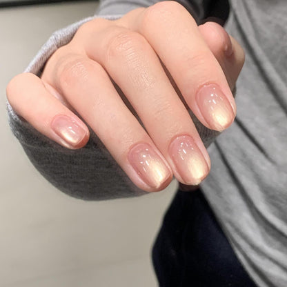 Glänzende Kunstnägel mit Natürlichem Effekt Brehn