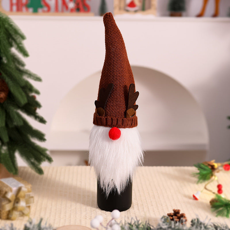 Dekorative Weihnachtsmann-Flaschenwärmer Brehn