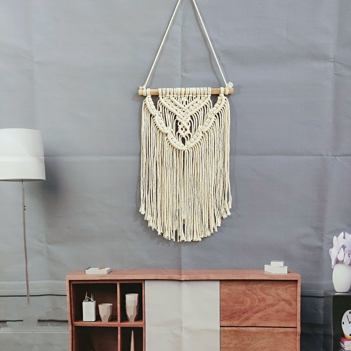 E intricate Macramé Wandbehang Brehn
