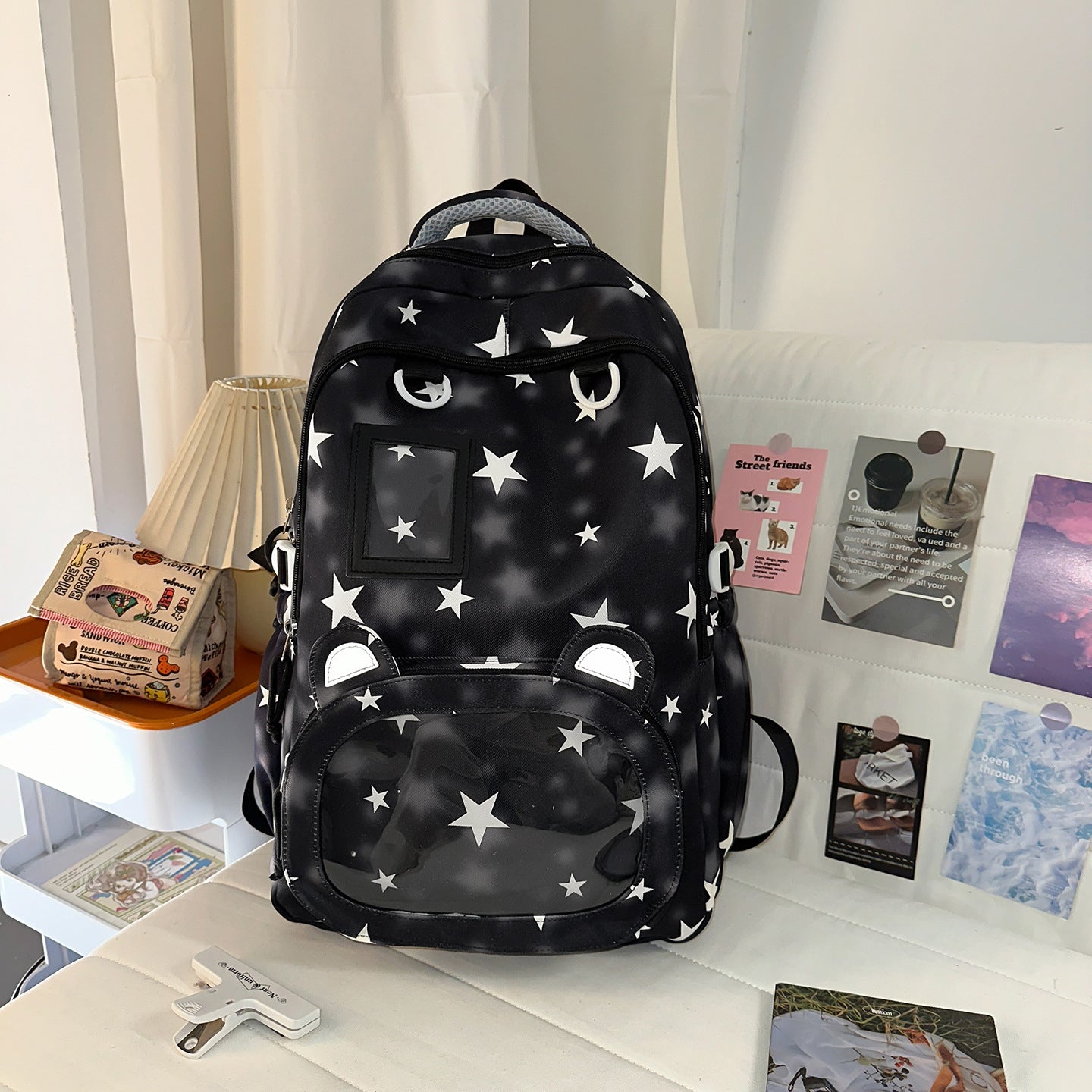 Rucksack mit Niedlichen Applikationen und Durchdachtem Stauraum Brehn