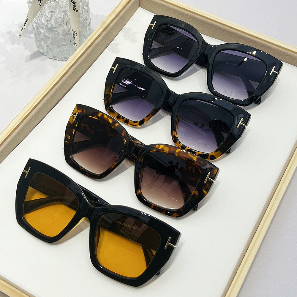 Moderne Übergroße Quadratische Sonnenbrille Brehn
