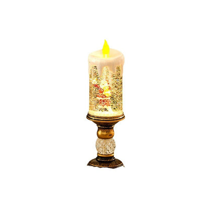 Weihnachtsdekoration Laterne mit Schneekugel Brehn