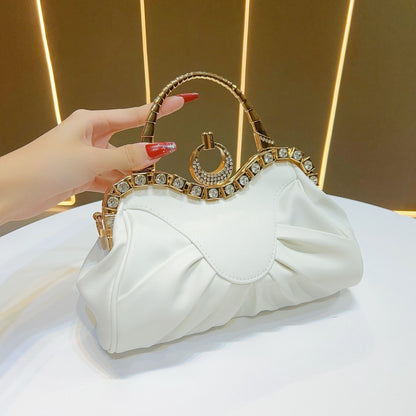 Glamouröse Gepolsterte Abendhandtasche