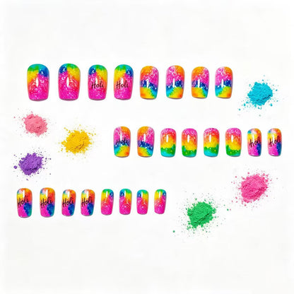 Festival-Themen Glitter Nagelkunst Brehn