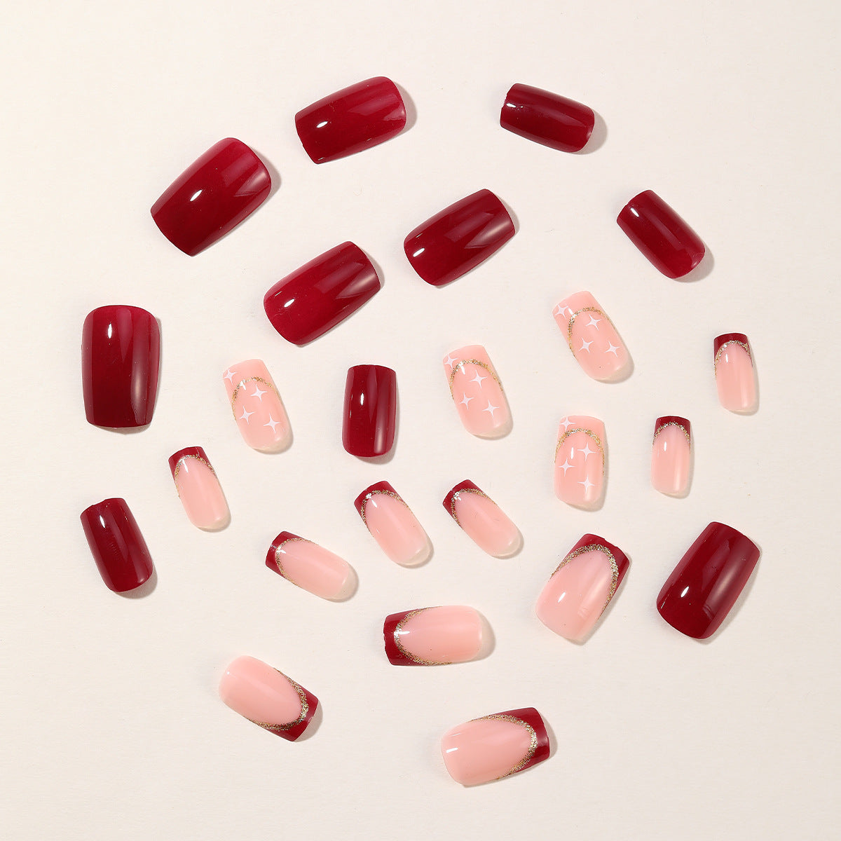 Elegante 3D Gem Akzenten Nagelkunst Verlängerungen Brehn