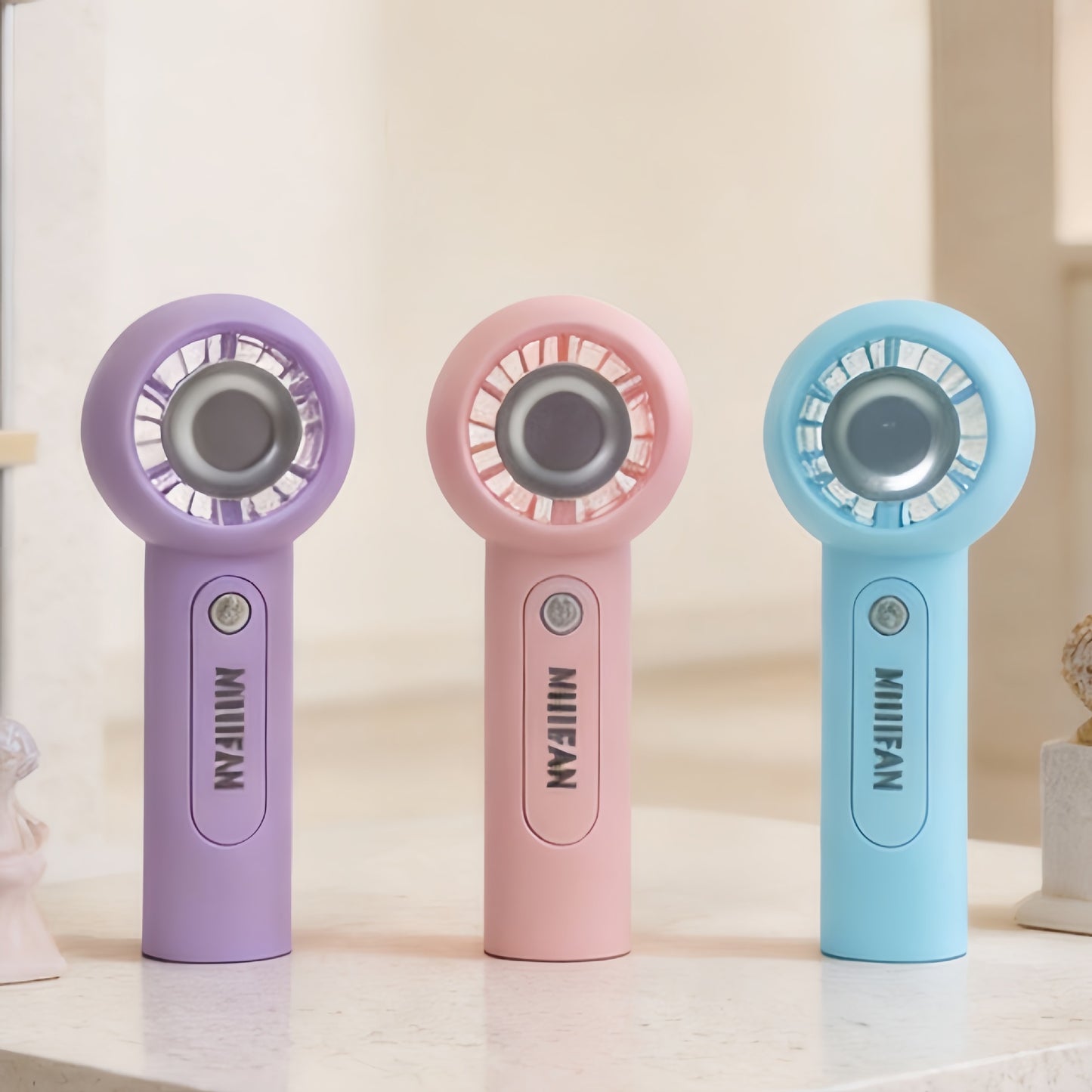 Damen Tragbarer USB Mini-Ventilator mit innovativem Design Brehn