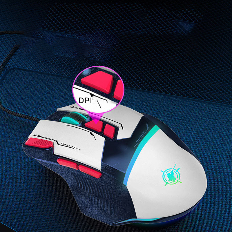 Gaming-Maus mit Rgb-Beleuchtung und Präziser Dpi-Steuerung Brehn