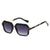 High-Style Geometrische Quadratische Rahmen Sonnenbrille Brehn
