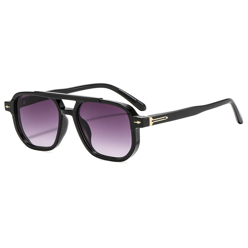 Damen modische Sonnenbrille mit extragroßem Rahmen Brehn
