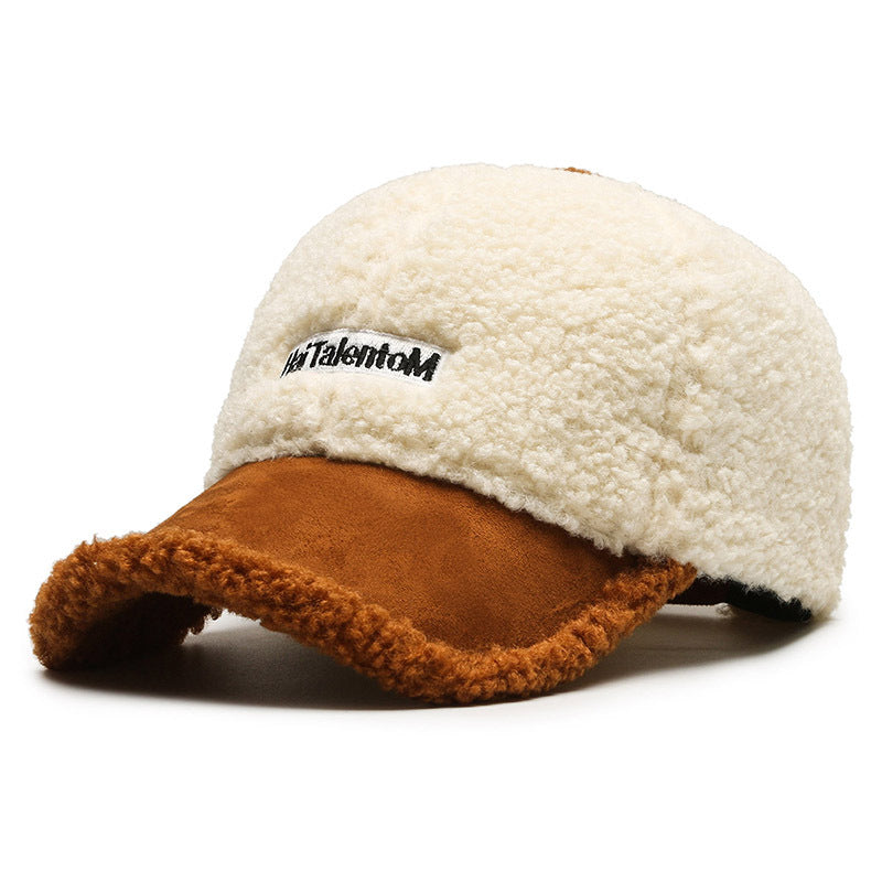 Damen Gemütliche Plüsch Fleece Baseballmütze Brehn