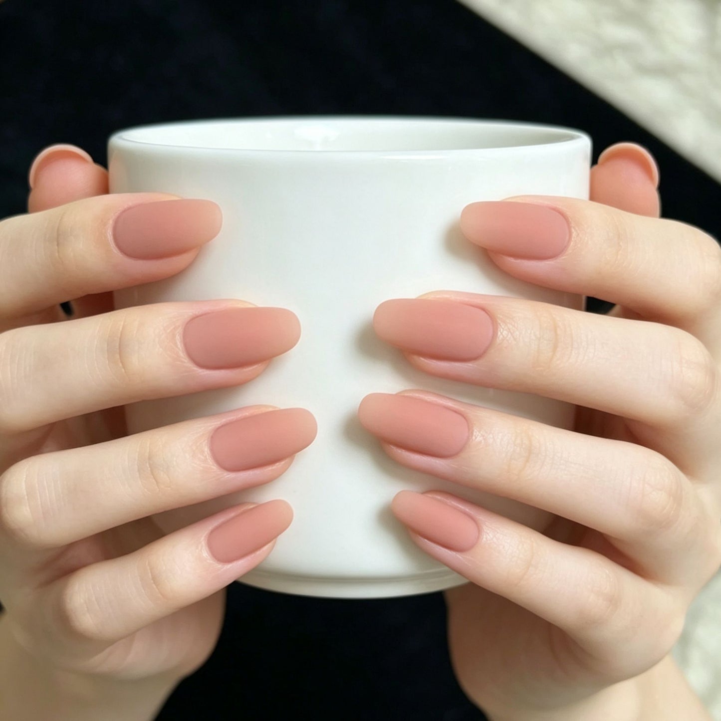 Künstlerisches vom Ozean inspiriertes Press-On Nageldesign Brehn