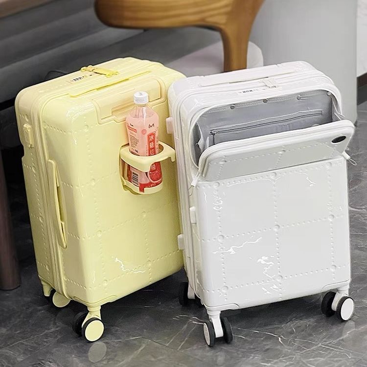 Texturiertes Hard-Shell Spinner Trolley
