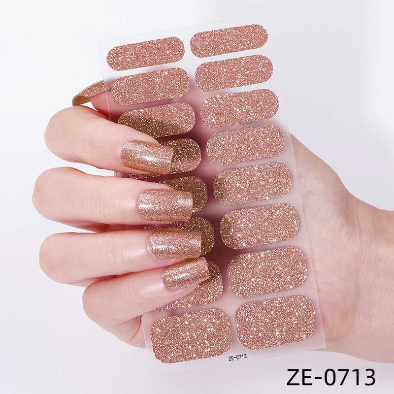 Glitter-Finish-Nagelüberzüge