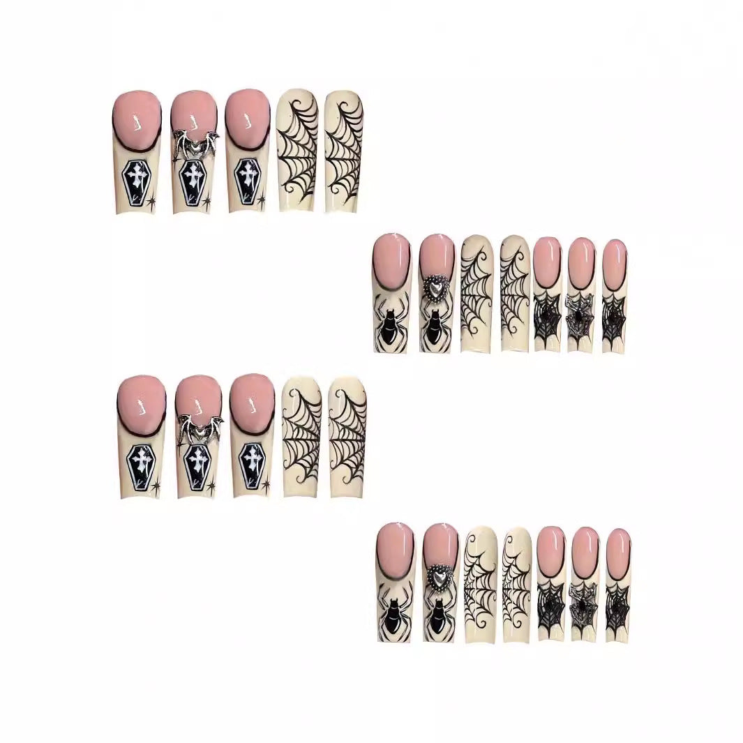 Halloween-Themen Acrylnagelset Brehn
