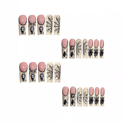 Halloween-Themen Acrylnagelset Brehn