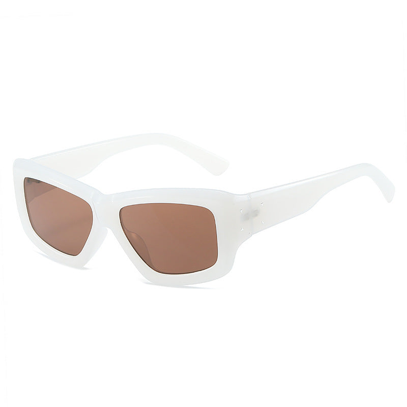 Modische Übergroße Winkelform Sonnenbrille Brehn