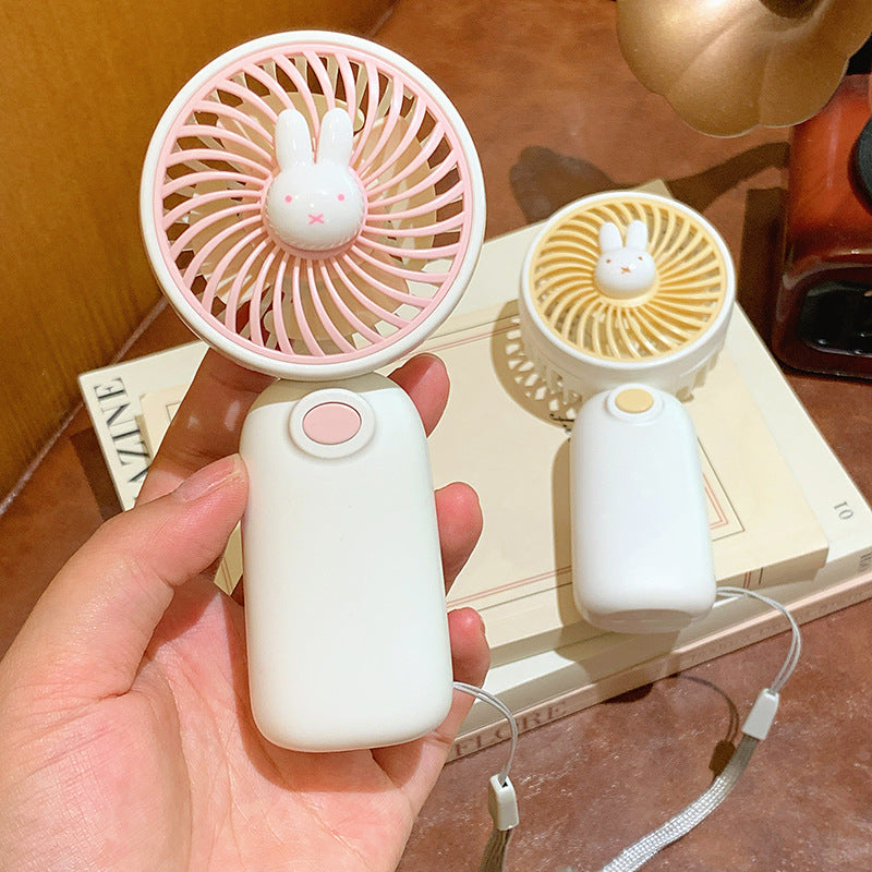 Tragbarer Mini Ventilator mit Niedlichem Hasenmotiv Brehn