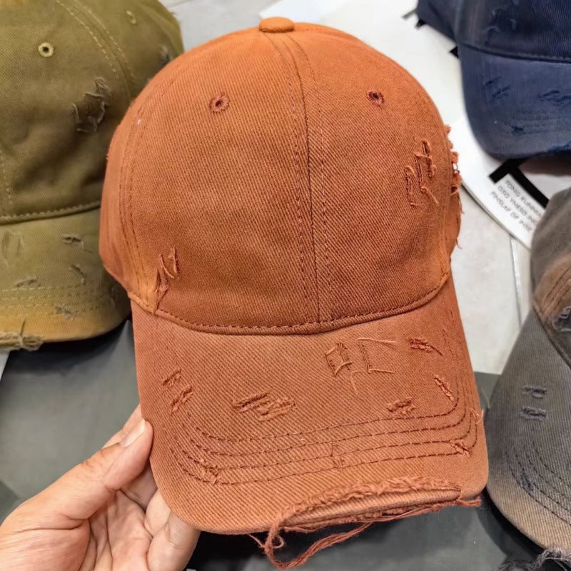 Herren beschädigte Jeans Baseballkappe Brehn