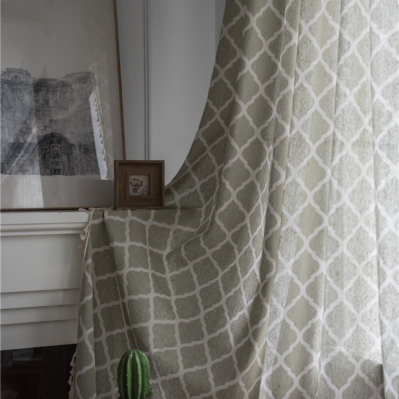 Dekorative Fenstervorhang